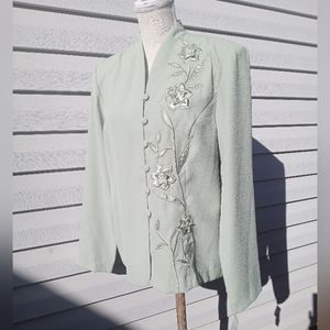 NWT, Absolutely Stunning Mint Button Up Suit Jacket, Size 12 or Large